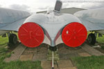 Engine exhausts - FAW.2 XN685. The blanking plates are standard