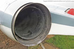 Port engine exhaust - FAW.2 XN685. The probes sticking into the exhaust are jet pipe temperature probes.