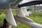 Port wing - FAW.2 XN685. Pylons and refuelling probe mount.