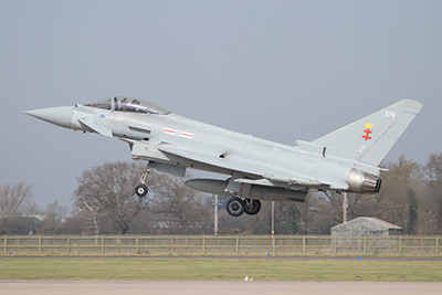 Typhoon landing