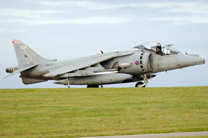 Harrier GR.9 taxiing