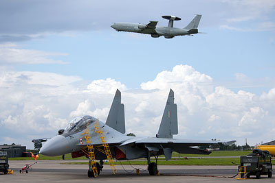 Su-30 parked