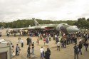 XH558 and her fans at the rollout