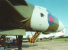 XH558 at Bruntingthorpe. The Panther's head marking is that of Strike Command.