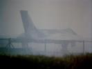 Sentinel in the Mist - XM569 at RAF Waddington in 1982. Another occasion where the Rock Apes popped up to ask Dick to move along!