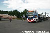 Buccaneer S.2B XV168 at Arrival at Yorkshire Air Museum, 18th August 2013; Francis Wallace