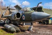 Buccaneer S.2B XV350 at East Midlands Aeropark, 24th February 2022; Jake Wallace