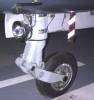 Nose gear from port, looking starboard.