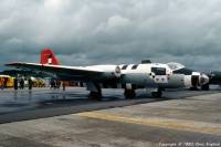 Canberra B.2(mod) WH876 at Greenham Common, 31st May 1980; Chris England