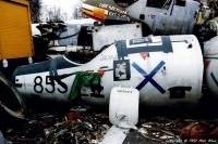 Canberra T.22 WT525 at Hanningfield Metals, November 1991; Alan Allen