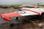 B(I).8/B.6(mod) WT333, Bruntingthorpe, 2009. Port wing. This shows how the wingtip tank mounts under the wing tip, and the pitot probe present on some versions (where the nose pitot was removed by other mods).