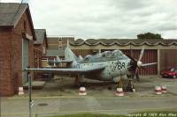 Gannet ECM.6 XA460 at Connah's Quay, August 1989; Alan Allen
