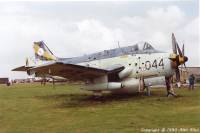 Gannet AEW.3 XL472 at Boscombe Down, July 1990; Alan Allen