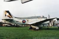Gannet AEW.3 XP226 at Newark Air Museum, 24th January 1999; Damien Burke