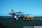 AEW.3 '073' (possibly XP226) launches in leisurely fashion from HMS Eagle's bow catapult.
