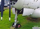 Nose gear - AEW.3 XP226. Note port side hub is red, starboard is green.