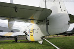 Port tailplane/rear fuselage - T.2 XA508. This particular airframe is missing the transparent cover to the tail light.