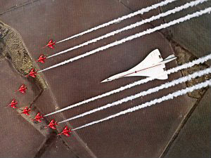Red Arrows and Concorde