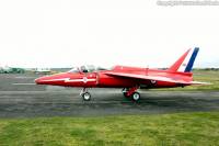 Gnat T.1 XR537 at Hurn, 8th July 2006; Geoff Beck