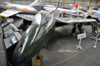 Hunter F.51 E-419 at North East Land Sea & Air Museum, 27th August 2013; Richard E Flagg
