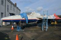 Hunter T.7 XL563 at Farnborough Air Sciences Trus, 4th February 2017; Richard E Flagg