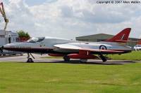 Hunter T.7 G-BNCX at Dunsfold, 7th July 2007; Allen Watkin