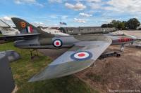 Hunter F.2 WN904 at Sywell, 19th June 2024; Damien Burke