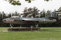 Hunter F.2 WN904 at Waterbeach, 4th May 1999; Damien Burke