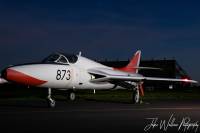 Hunter T.8C WT722 at Cornwall Aviation Heritage Centre, 8th October 2022; Jake Wallace