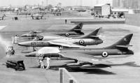 Hunter PR.11 WT723 at RAF North Front, April 1982; Crown Copyright