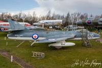 Hunter GA.11 WV382 at East Midlands Aeropark, 24th February 2022; Jake Wallace