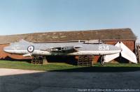 Hunter GA.11 WW654 at Ford, January 1999; Damien Burke