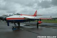 Hunter FGA.9 XE601 at RAF Waddington, 30th July 2007; Francis Wallace