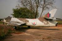 Hunter F.6 XF375 at Spanhoe, 24th April 2005; Damien Burke