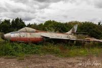 Hunter F.6 XF526 at Birlingham, 25th August 2023; Jake Wallace