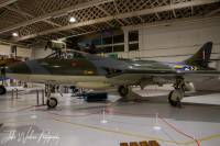 Hunter FGA.9 XG154 at RAF Museum London, 15th April 2023; Jake Wallace