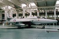 Hunter T.8C N-321 at Duxford, 3rd June 2000; Damien Burke