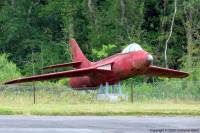 Hunter F.6 XJ690 at Hurn, 19th July 2020; Grahame Bann