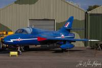 Hunter T.7 XL571 at Yorkshire Air Museum, 23rd September 2023; Jake Wallace