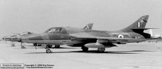 XL613 'Z', was one of two, Hunter T7s operated by 8 squadron until their transfer to a re-formed 1417 Flt in 1963. Seen here basking in the midday sun at Khormaksar during the previous summer, it is currently owned by Classic Jet Aircraft at Exeter.