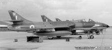Number 208 squadron moved from Kenya to Aden following the 1961 Kuwaiti crisis and remained there until shortly before the final withdrawal six years later. One of its FGA9s, XE645 'M', is seen awaiting its next sortie on the Khormaksar pan in 1963.