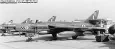 The only other UK based FGA9 squadron based in the UK in the 1962-4 period was number 54. This unit also paid a visit to the Middle East in early 1963 when XF523 'N' was photographed at Bahrain. This aircraft was lost in a take-off accident shortly after and the pilot safely ejected.