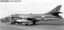 RNAS Brawdy is location for this photograph of GA11, XE717 '794', of 738 squadron on the occasion of the base's Navy Days air show in August 1966. It was one of several naval Hunters sold back to Hawkers for conversion to F58A standard and it was delivered to the Swiss Air Force as 'J-4122' in 1972.