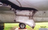 Starboard main undercarriage inner door. RAF Hunters had quite prolific stencilling, a taste of which can be seen in this small area!