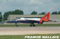 Jaguar T.2A XX145 at RAF Fairford, 19th July 2004; Francis Wallace