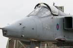 GR.3A XZ392, Coningsby, 2007. The small circular item in front of the windscreen is the GPS antenna (GR.3 only). The plate above the roundel is a reinforcement plate, various Jags acquired these later in their lives and the shapes, number and locations varied.