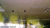 Under XH992's port wing, between the aileron and airbrake. I presume the two holes are vents for gun gasses.
