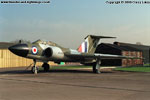 FAW.1 XA553 carrying out her final RAF duty - gate guard at RAF Stanmore Park, 2000.