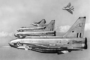 Lightning F.6s of 5 Sqn