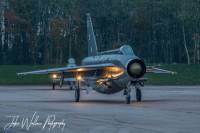 Lightning F.6 XR728 at Bruntingthorpe - About to blast along the runway for the very last time with XS904 following, 16th November 2019; Jake Wallace